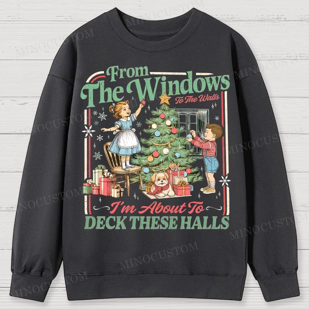 From Windows To Walls, I'm About To Decorate These Hall Cotton Sweatshirts 