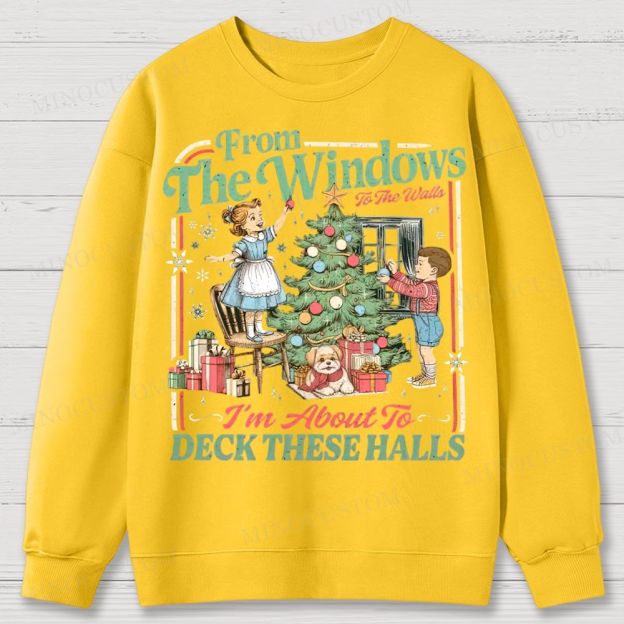 From Windows To Walls, I'm About To Decorate These Hall Cotton Sweatshirts 