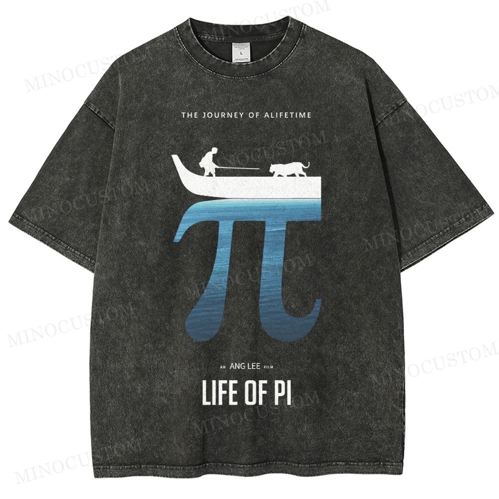 Life of Pi Movie Washed T-Shirt 