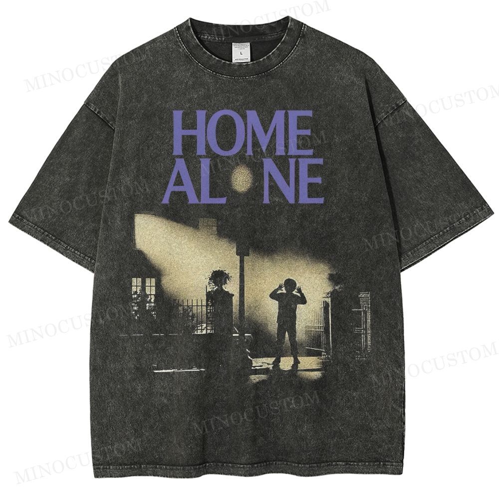 Home Alone Silhouette Washed T-Shirt 