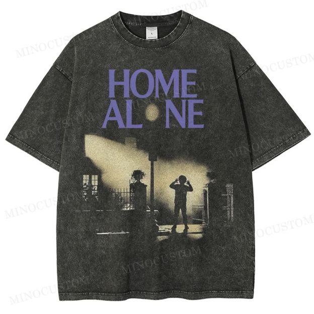 Home Alone Silhouette Washed T-Shirt 