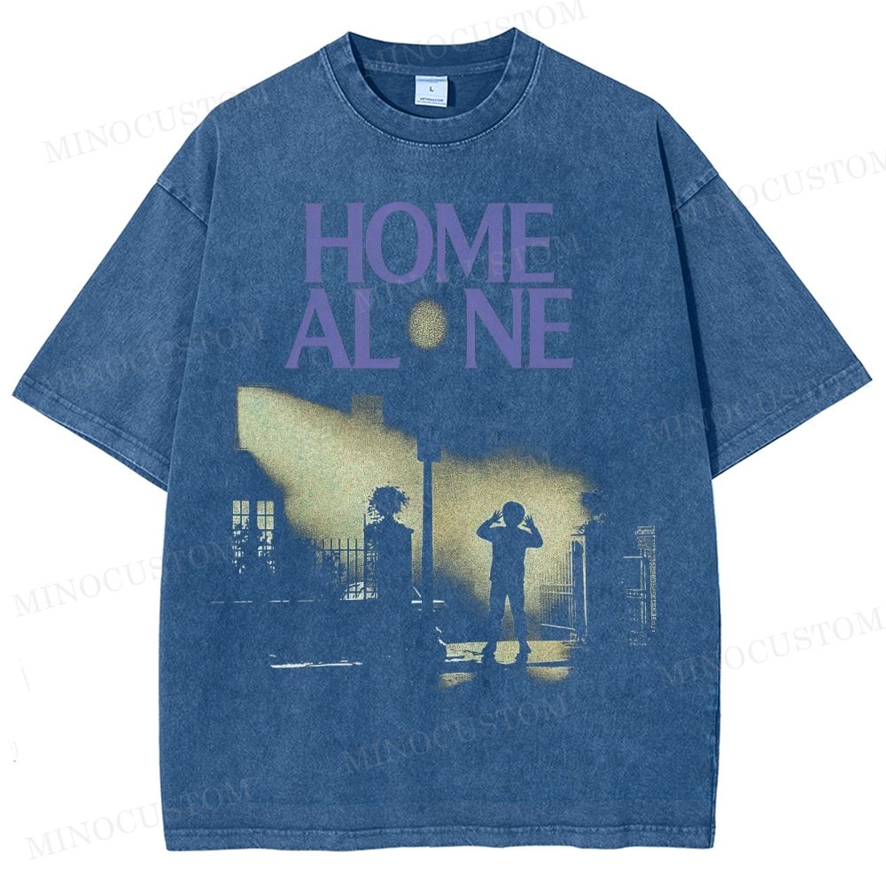 Home Alone Silhouette Washed T-Shirt 