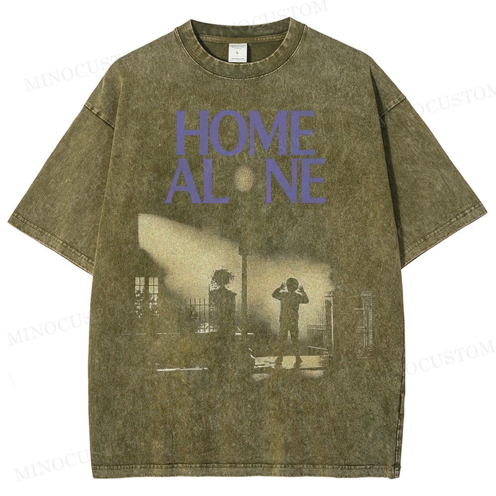 Home Alone Silhouette Washed T-Shirt 