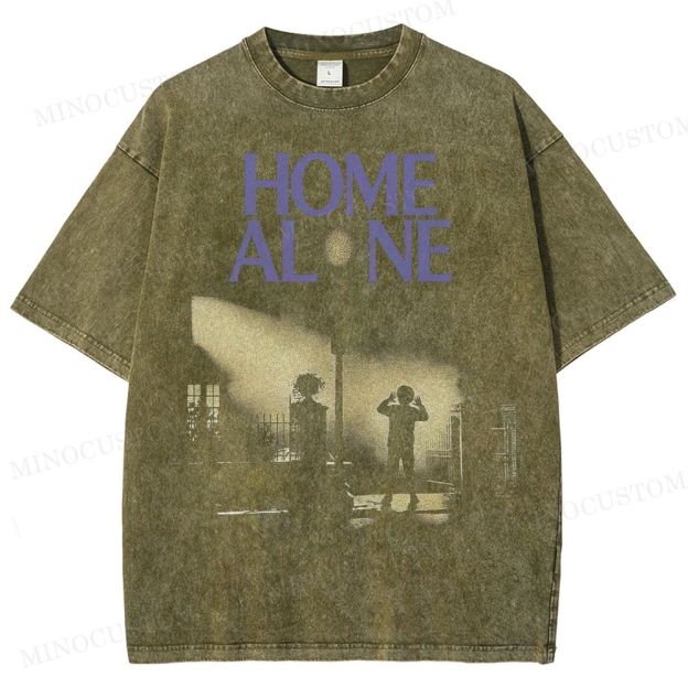 Home Alone Silhouette Washed T-Shirt 