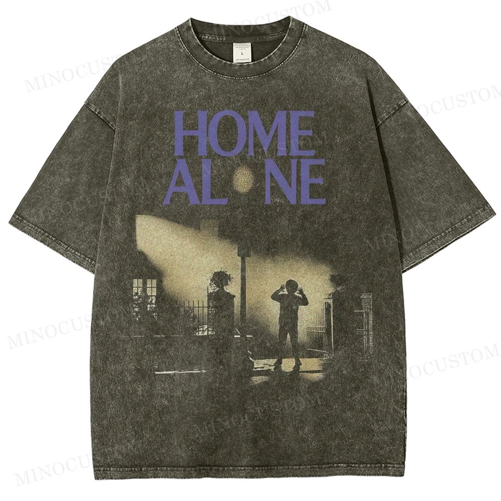 Home Alone Silhouette Washed T-Shirt 