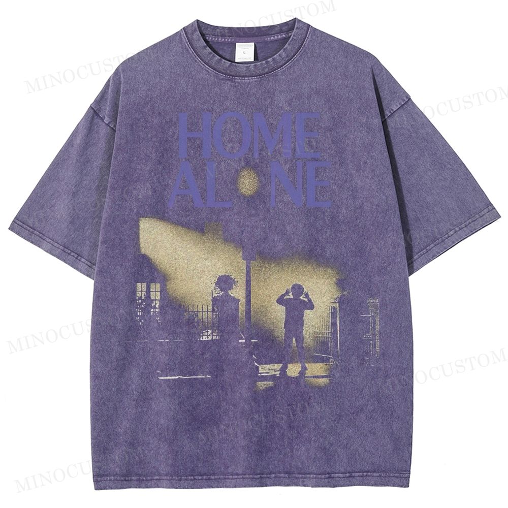 Home Alone Silhouette Washed T-Shirt 
