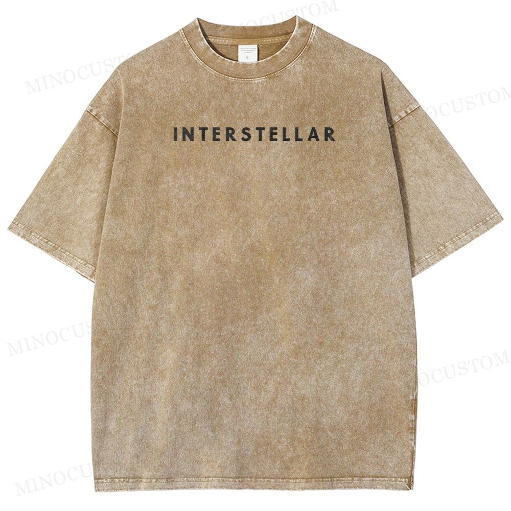 Interstellar Sci-Fi Washed T-Shirt 