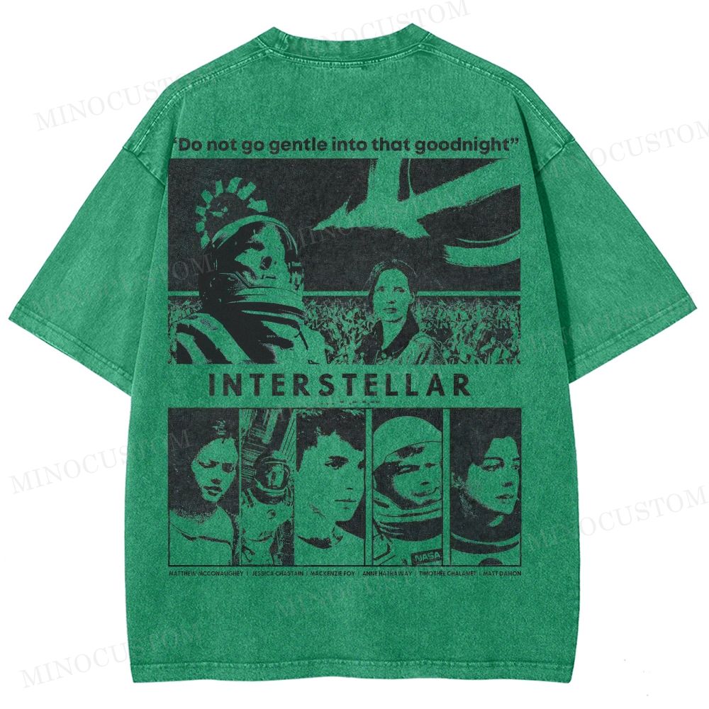 Interstellar Sci-Fi Washed T-Shirt 