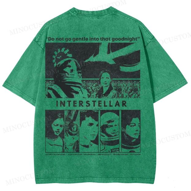 Interstellar Sci-Fi Washed T-Shirt 