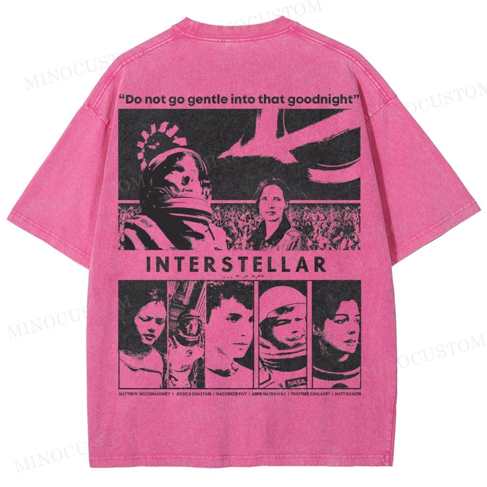Interstellar Sci-Fi Washed T-Shirt 