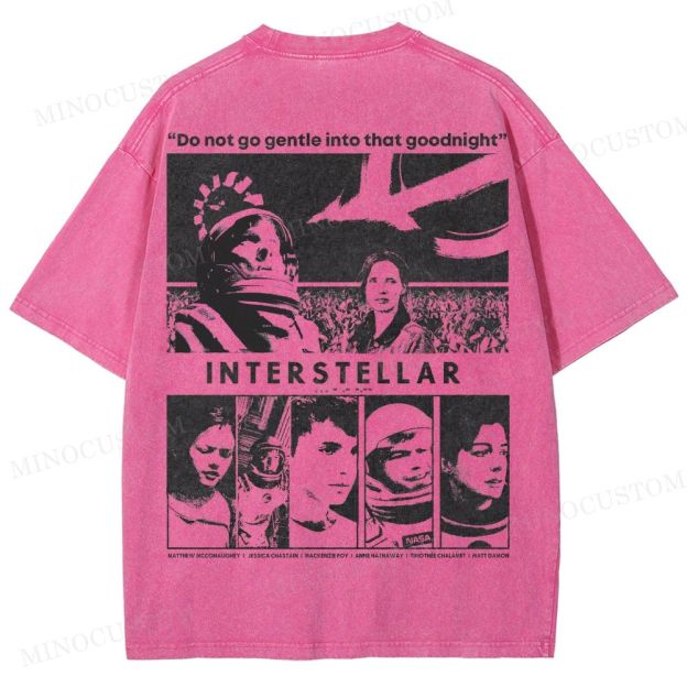 Interstellar Sci-Fi Washed T-Shirt 