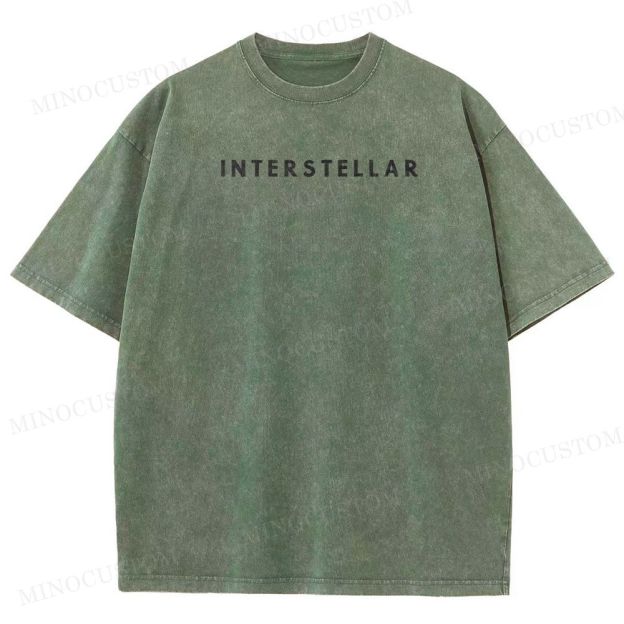 Interstellar Sci-Fi Washed T-Shirt 
