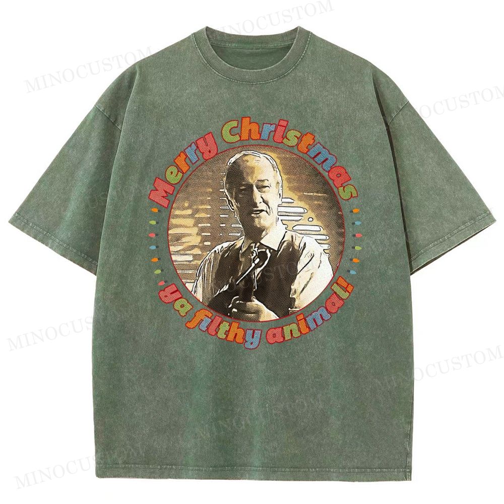 Home Alone Family Comedy Retro Quote & Portrait Graphic Washed T-Shirt