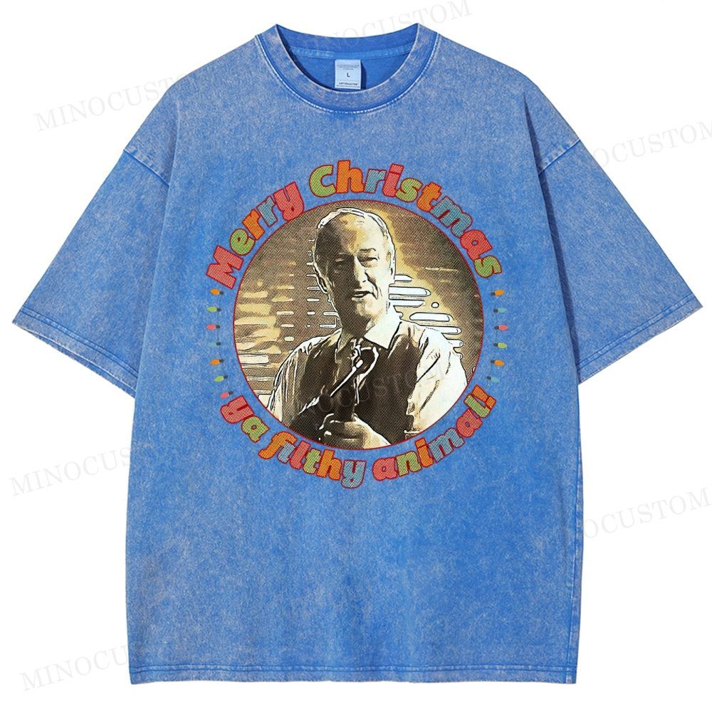 Home Alone Family Comedy Retro Quote & Portrait Graphic Washed T-Shirt