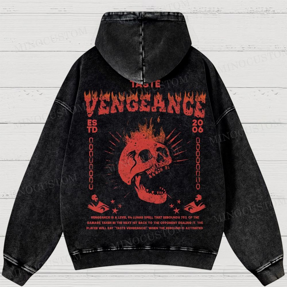 Old School Runescape Washed Hoodies 