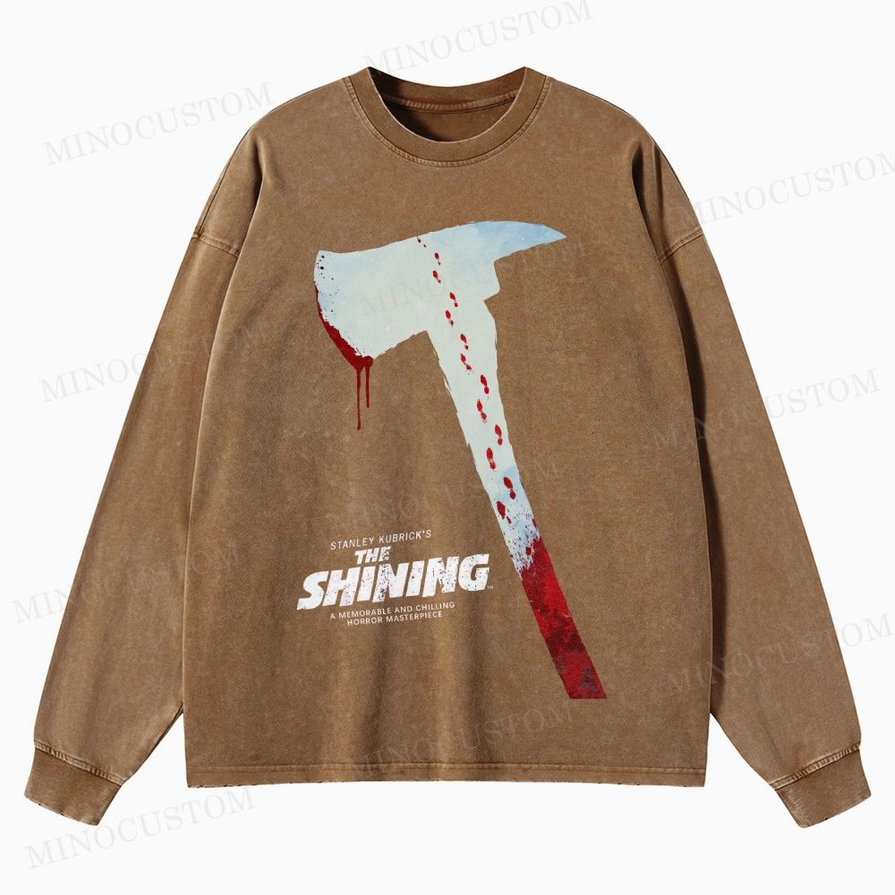 The Shining Axe Washed Long-Sleeved T-Shirt 