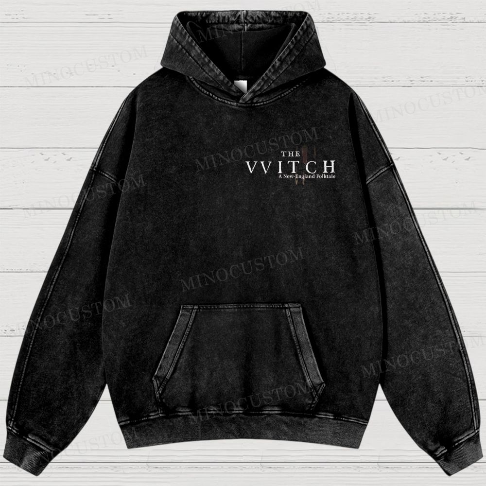 The VVitch: A New-England Folktale Folk Horror Retro Art Graphic Washed Hoodies