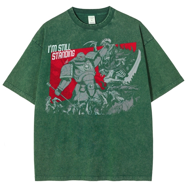 I'm Still Standing Sci-Fi Warrior Washed T-Shirt 
