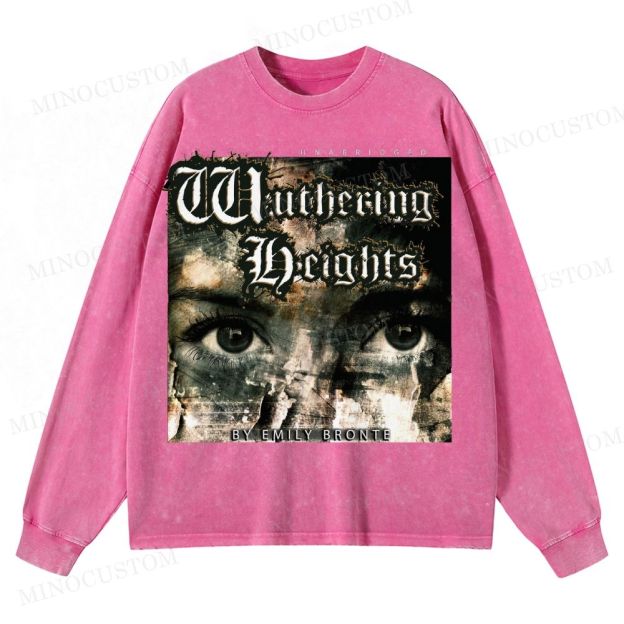 Wuthering Heights  Washed Long-Sleeved T-Shirt