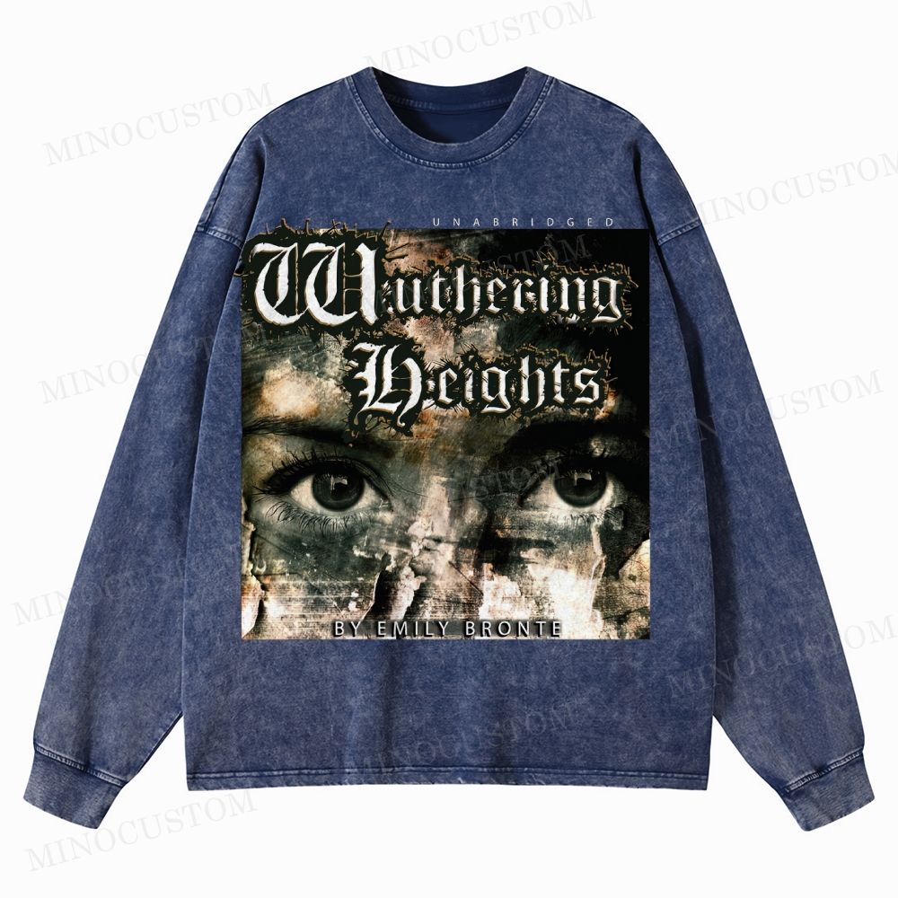 Wuthering Heights  Washed Long-Sleeved T-Shirt