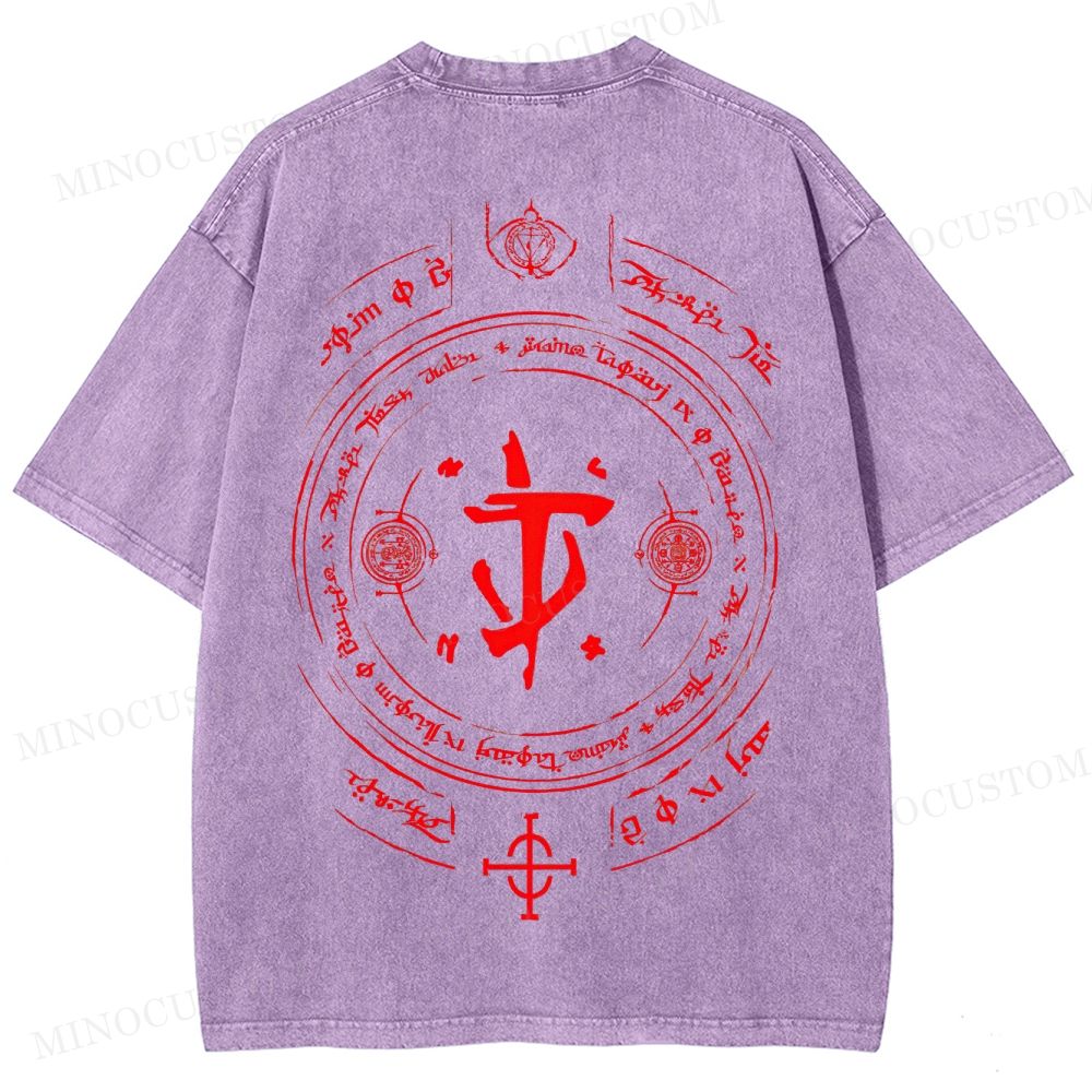 Medieval Sci Fi Gamer Retro Washed T-Shirt 