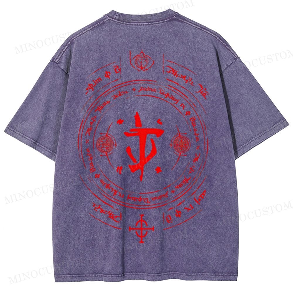 Medieval Sci Fi Gamer Retro Washed T-Shirt 