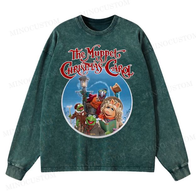 Muppet Christmas Carol Washed Long-Sleeved T-Shirt