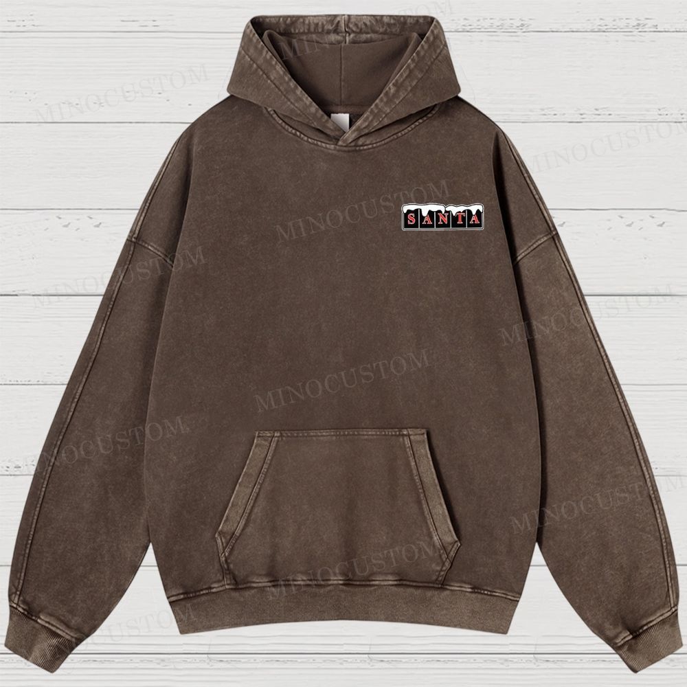 Christmas classic movies from the 90s Washed Hoodies 