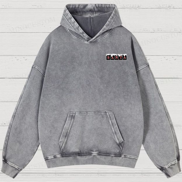 Christmas classic movies from the 90s Washed Hoodies 