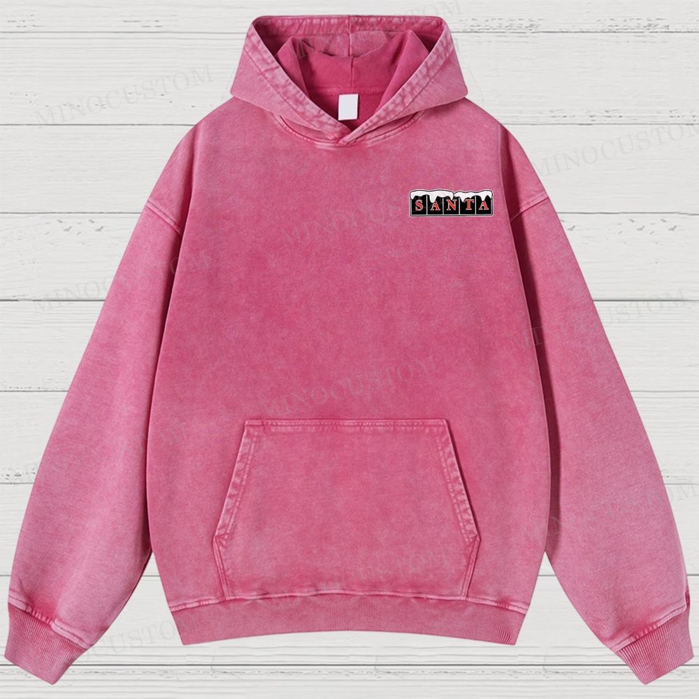 Christmas classic movies from the 90s Washed Hoodies 