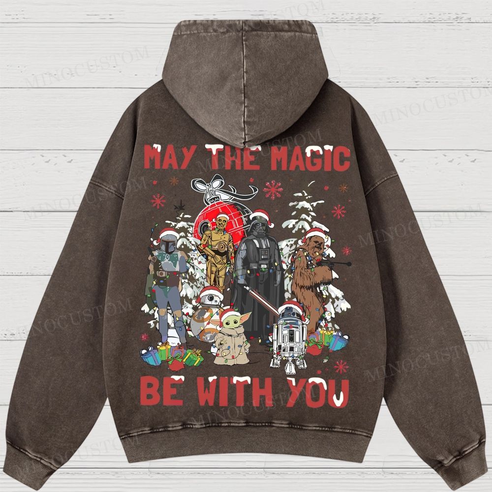 Star Wars Merry Christmas Washed Hoodies 