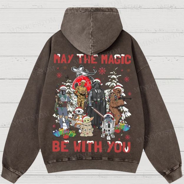 Star Wars Merry Christmas Washed Hoodies 