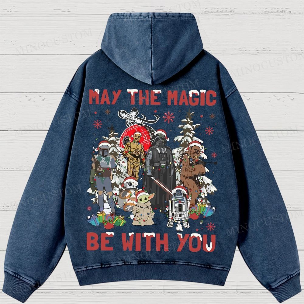 Star Wars Merry Christmas Washed Hoodies 