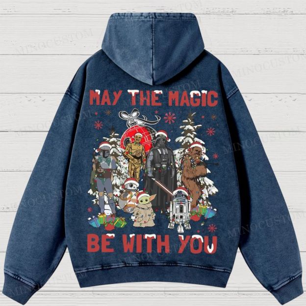 Star Wars Merry Christmas Washed Hoodies 