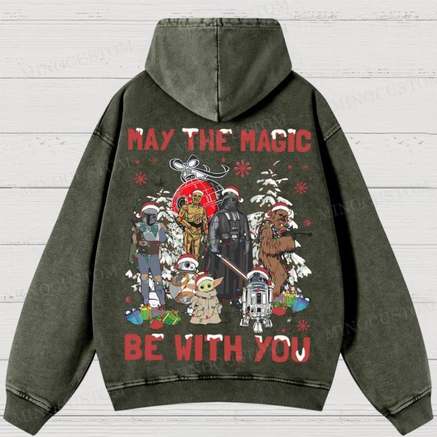 Star Wars Merry Christmas Washed Hoodies 