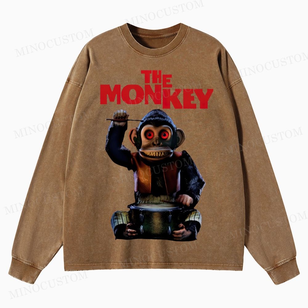 The Monkey Washed Long-Sleeved T-Shirt 