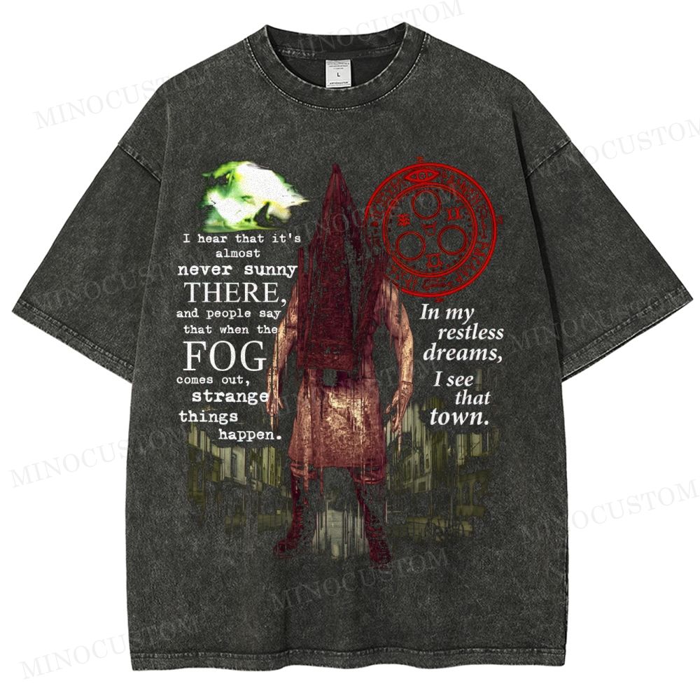 Silent Hill Remake  Washed T-Shirt 