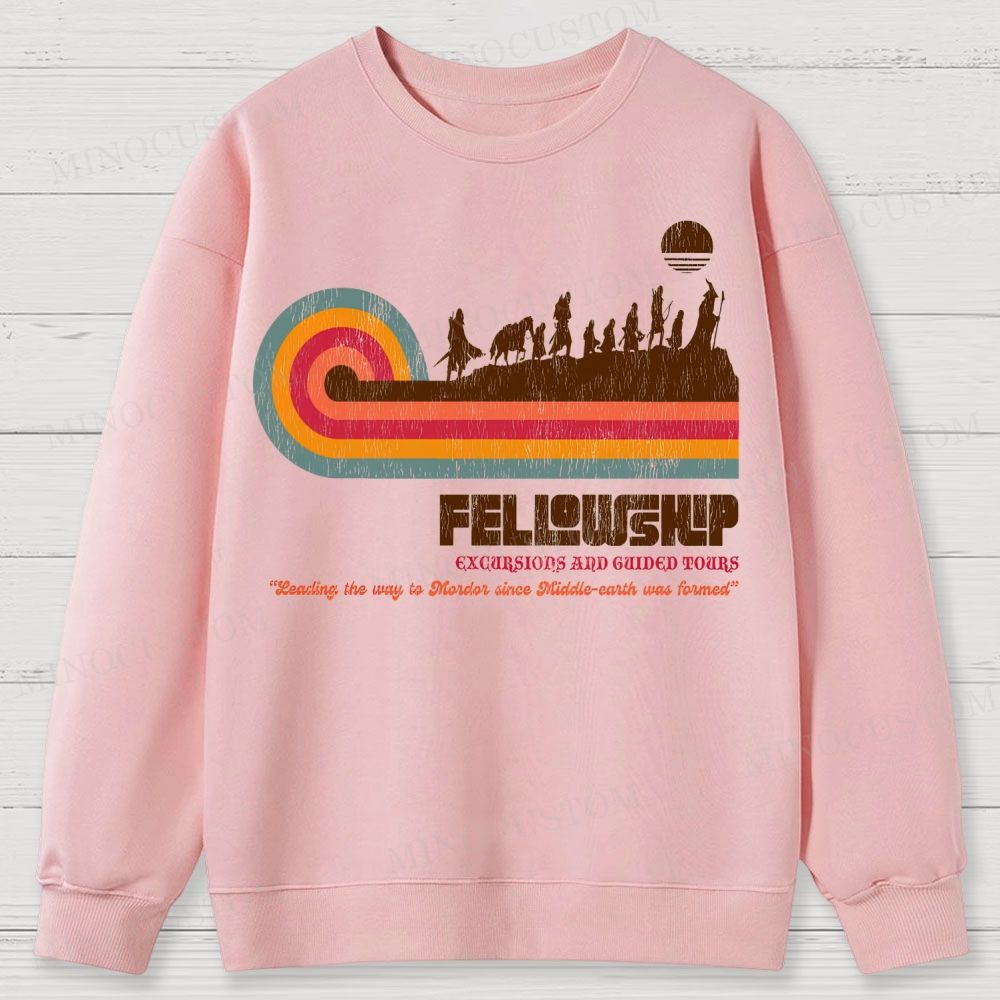 Fellowship of the Ring Retro Tour Cotton Sweatshirts 