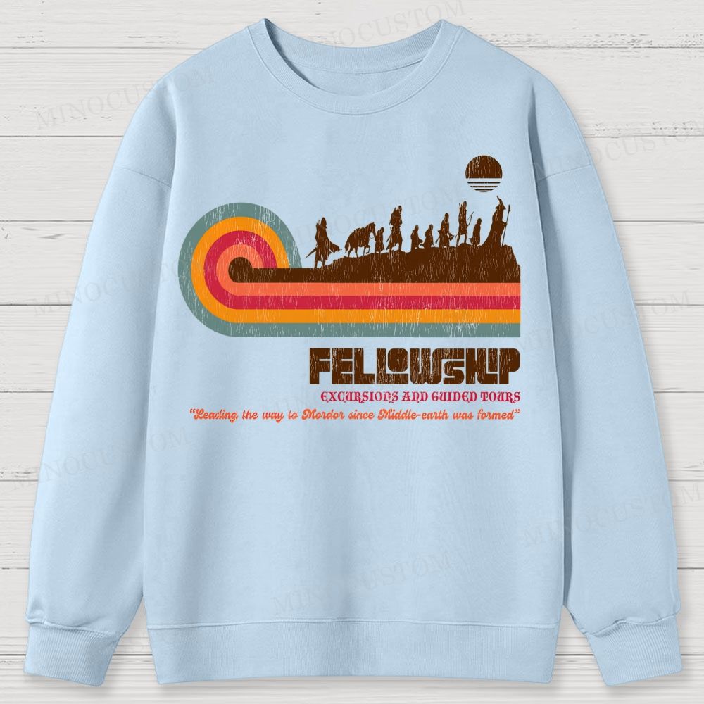Fellowship of the Ring Retro Tour Cotton Sweatshirts 
