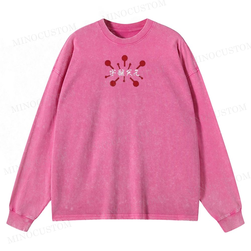 Demon Slayer: Kimetsu no Yaiba  Washed Long-Sleeved T-Shirt 