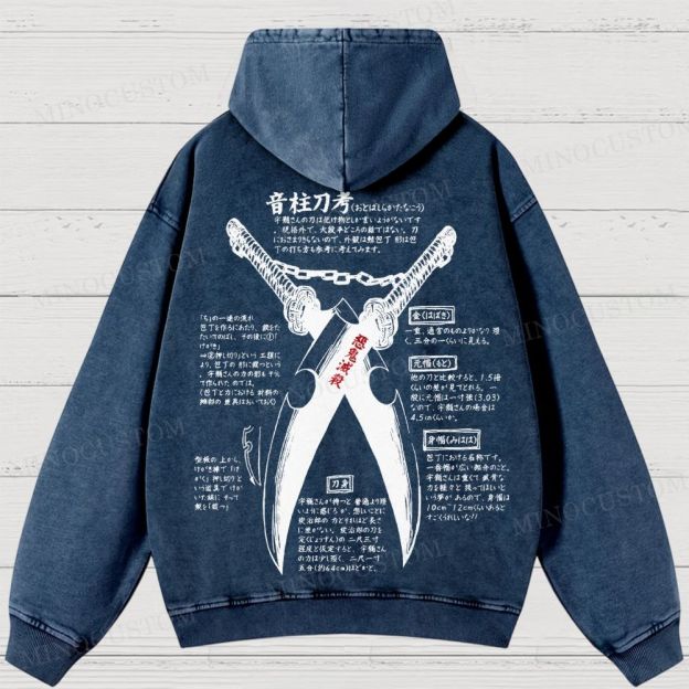Demon Slayer: Kimetsu no Yaiba Washed Hoodies 
