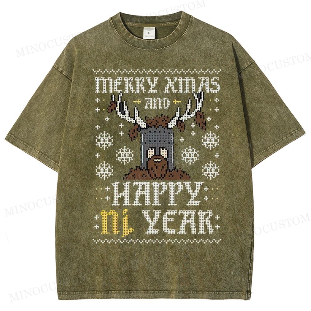 Happy Ni Year! Washed T-Shirt 