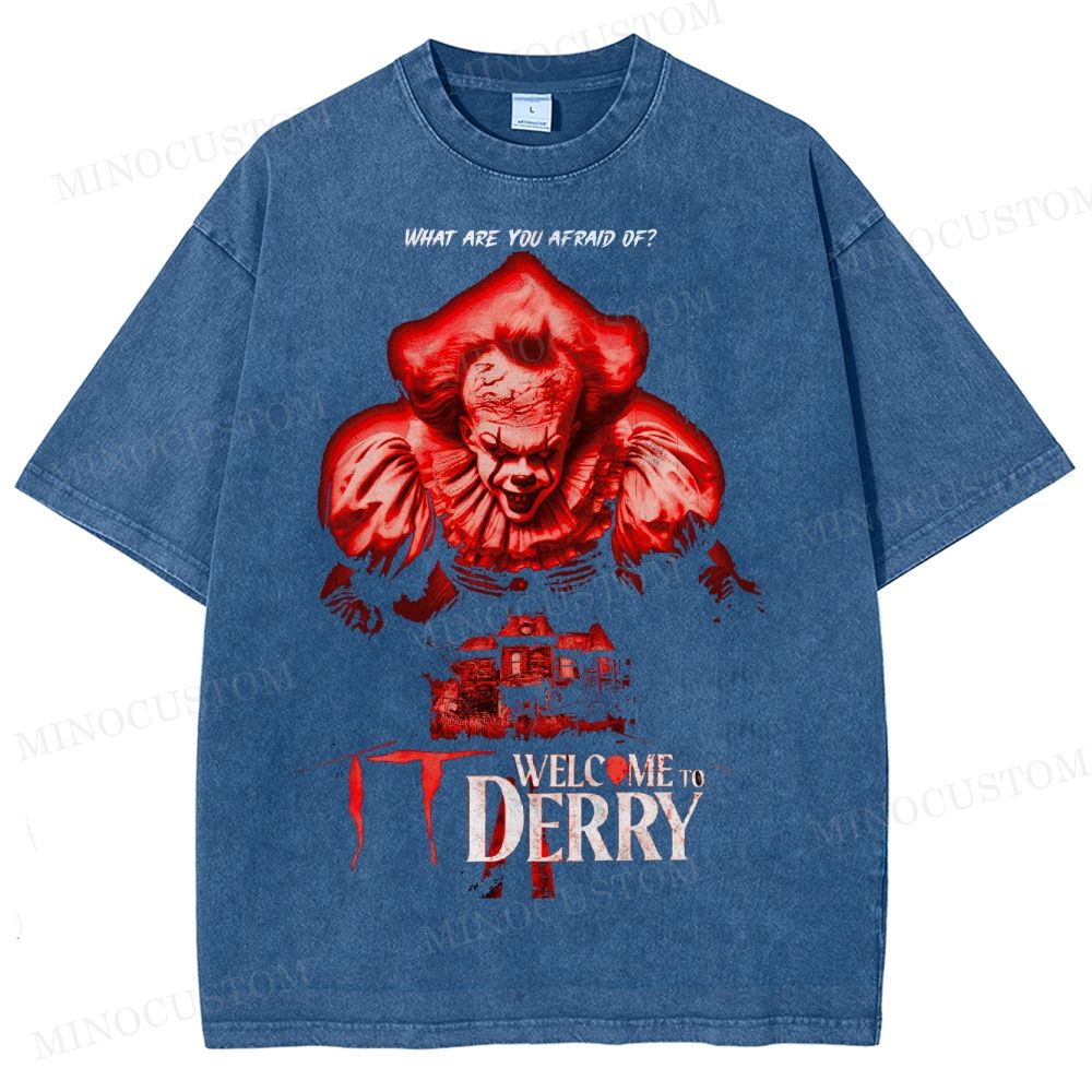 Pennywise's Haunted House (It) Washed T-Shirt 