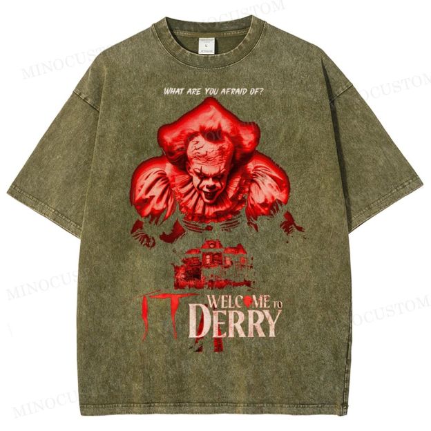 Pennywise's Haunted House (It) Washed T-Shirt 