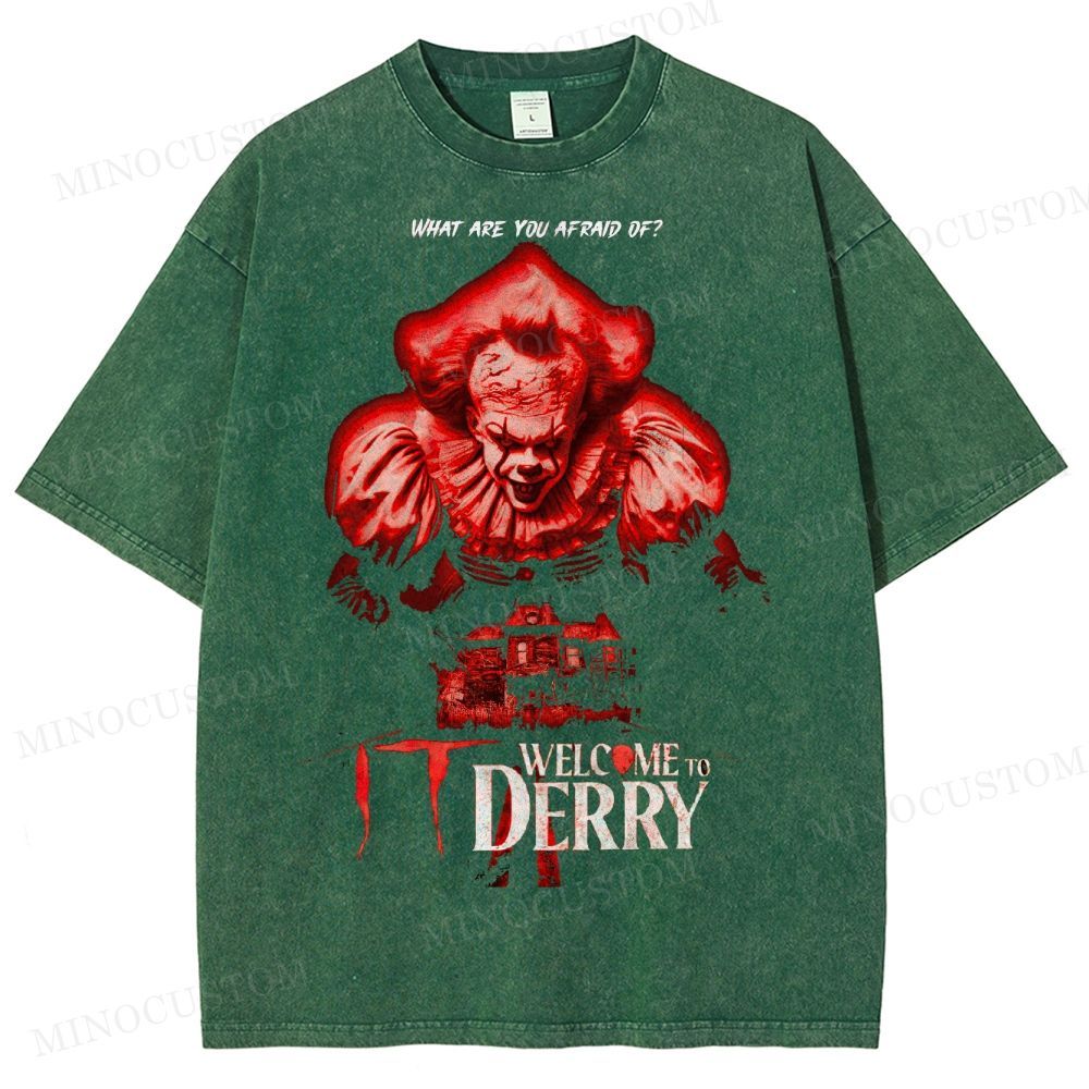 Pennywise's Haunted House (It) Washed T-Shirt 