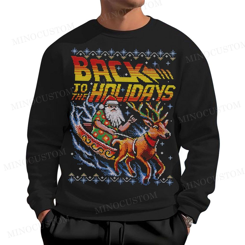 Back To The Holidays Cotton Sweatshirts 