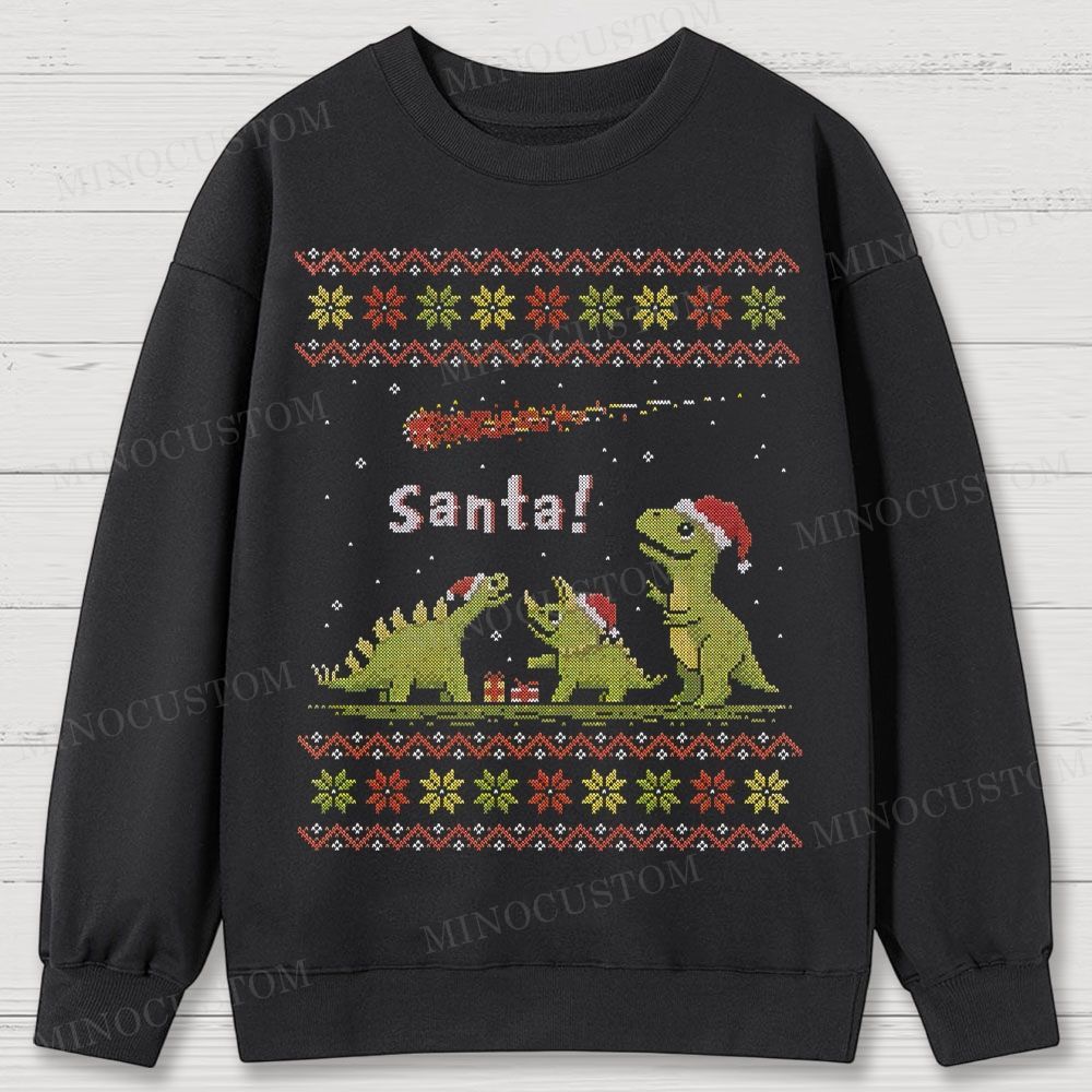 Santa! Cotton Sweatshirts