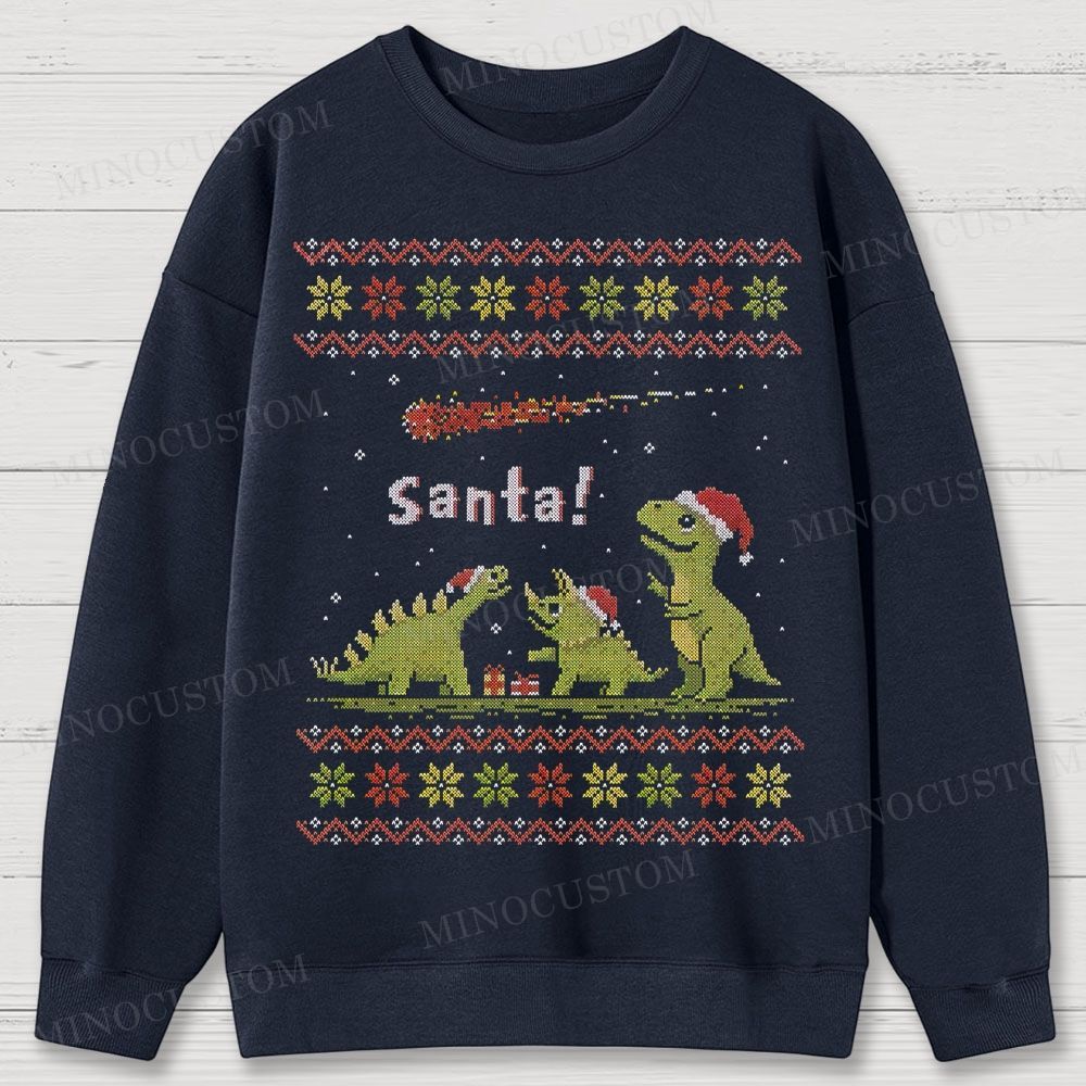 Santa! Cotton Sweatshirts 