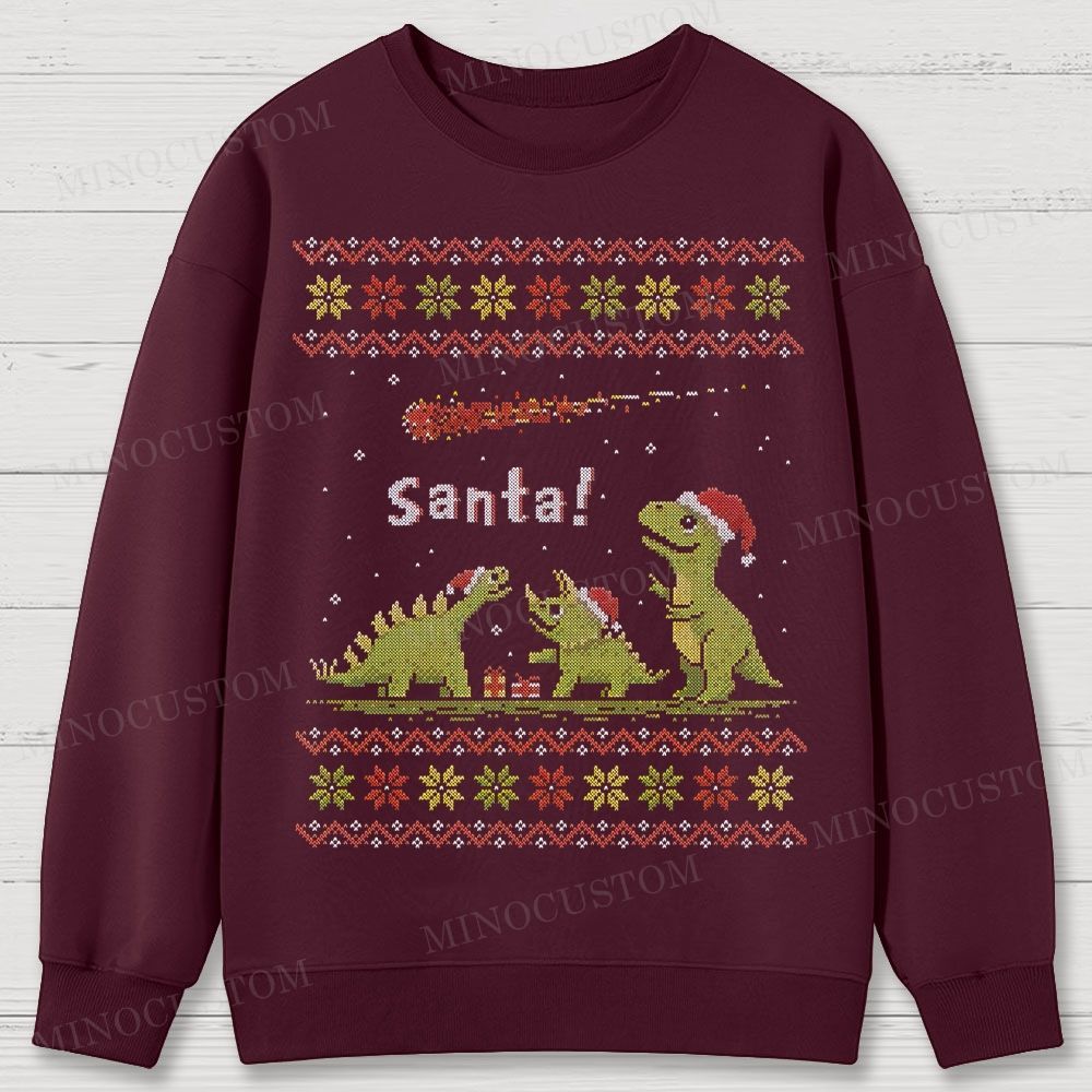 Santa! Cotton Sweatshirts 