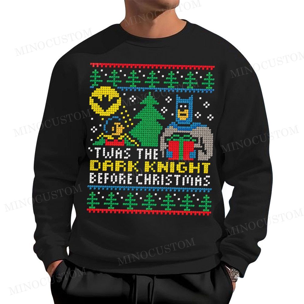 Dark Knight Before Christmas Cotton Sweatshirts 
